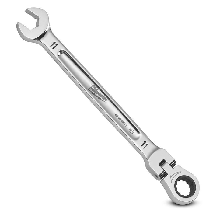Milwaukee 11mm Metric Flex Head Ratcheting Combination Wrench