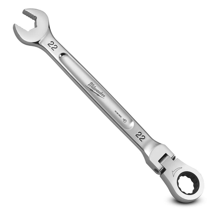 Milwaukee 22mm Metric Flex Head Ratcheting Combination Wrench