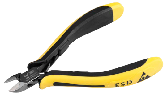 Elora Electronic Tungsten Carbide Side Cutter ESD with bevel 4620-M E 2K