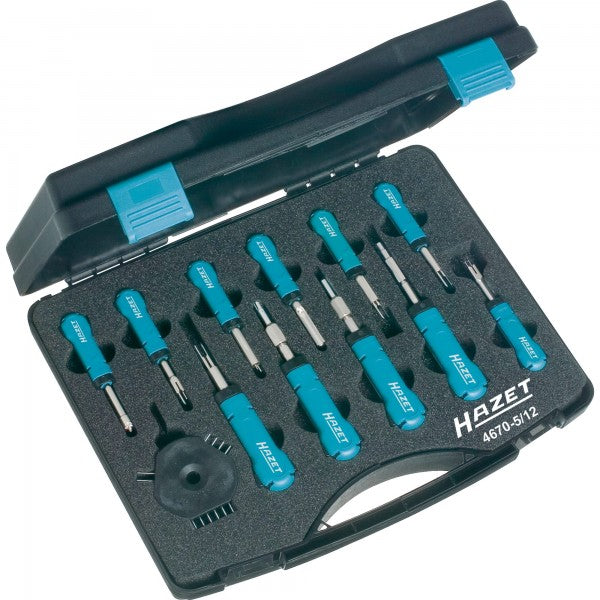 Hazet 12 Pce Cable Release Tool Assortment 4670-5/12