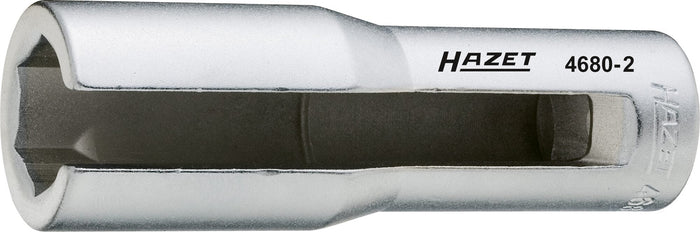 Hazet Lambda Probe Socket 4680-2 Square Hollow 1/2in Outside Hexagon Profile 22mm