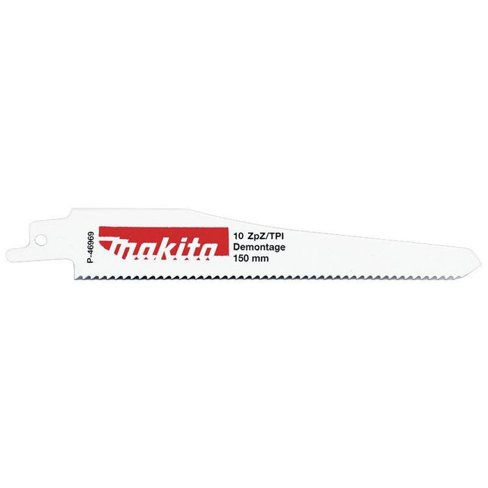 Makita Recipro Blade Bi-Metal 152 - 10Tpi (3Pk)
