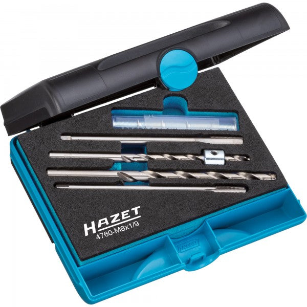 Hazet 9 Pce Glow Plug Repair Set 4760-M8X1/9
