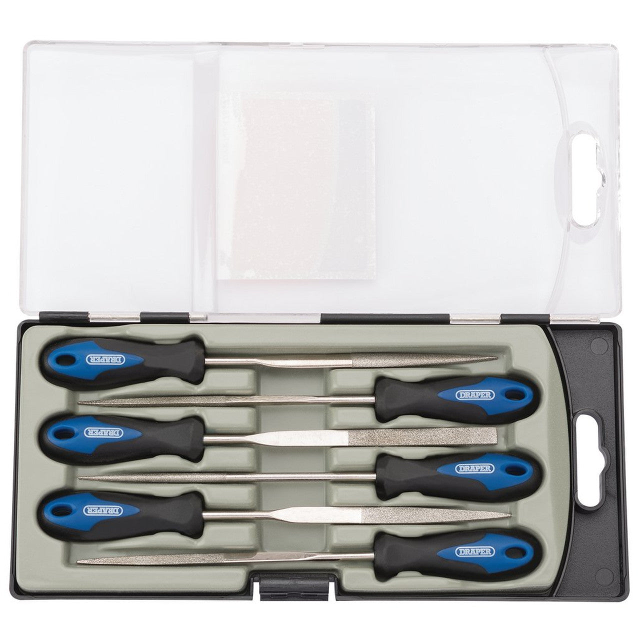 Draper Tools 150mm Soft Grip Diamond Needle File Set (6 Piece) For Sale ...