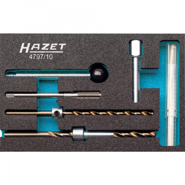 Hazet 10 Pce Thread Repair Tool Set For Injector Fastening Screw 4797/10