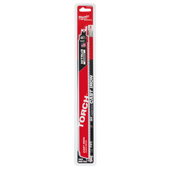 Milwaukee The Torch™ with Nitrus Carbide™ 300mm 7TPI 3Pk