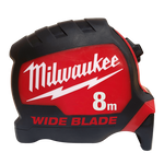 Milwaukee WIDE BLADE™ Horizontal Tape Measure 8m