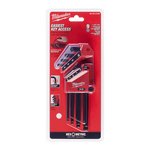 Milwaukee 9 Piece Metric L-Style with Ball End Hex Key Set