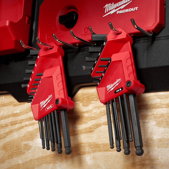 Milwaukee 22 Piece SAE/Metric L-Style with Ball End Hex Key Set