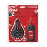 Milwaukee Bold Line Chalk Reel & Red Chalk * BONUS Inkzall *