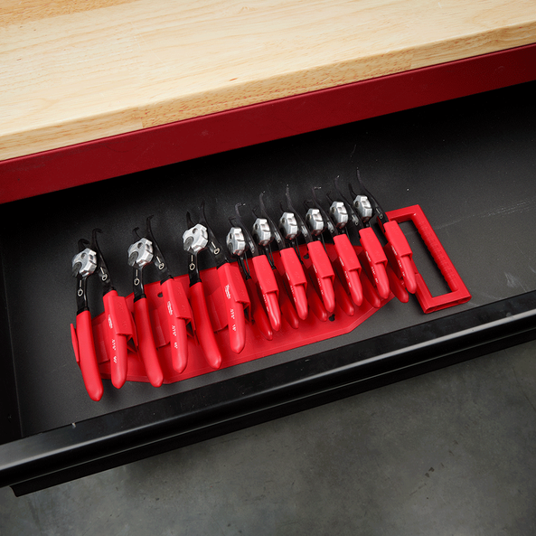 Milwaukee 9 Pce Snap Ring Pliers Set