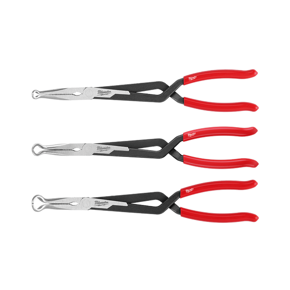 Milwaukee 3pc Long Reach Hose Grip Pliers Set