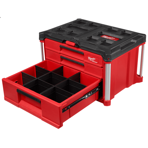Milwaukee PACKOUT™ Multi Depth 3-Drawer Tool Box