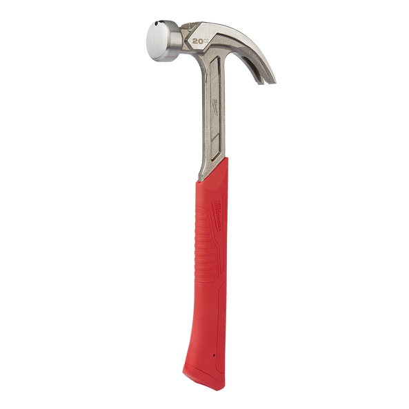 Milwaukee 20oz Smooth Face Steel Curved Claw Hammer