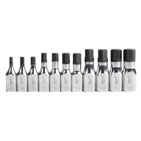 Milwaukee 11 Piece 3/8” Drive Metric Hex Bit Socket Set