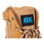 OX Tools Nubuck Zipper Safety Boot Size 10