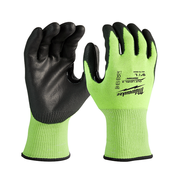 Milwaukee High-Visibility Cut Level 3 Glove - S
