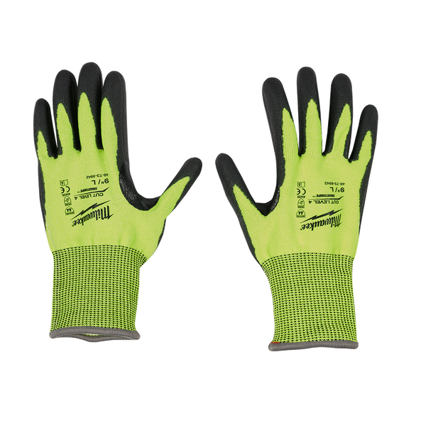Milwaukee High-Visibility Cut Level 4 Glove - XXL