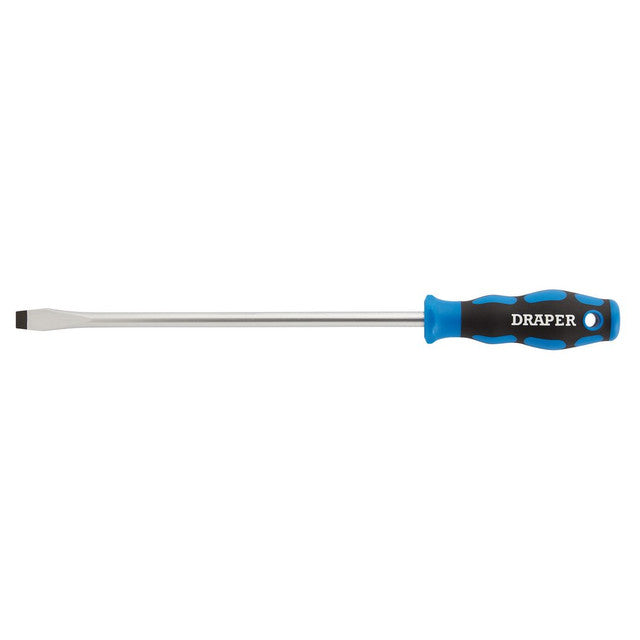 Draper Tools 9.5 x 250mm Plain Slot Screwdriver with Soft Grip Handles 48927