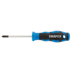 Draper Tools Cross Slot Screwdriver with Soft Grip Handles No.1 x 75mm 48931