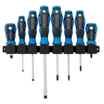 Draper Tools Soft Grip Screwdriver Set 8 Piece 48933