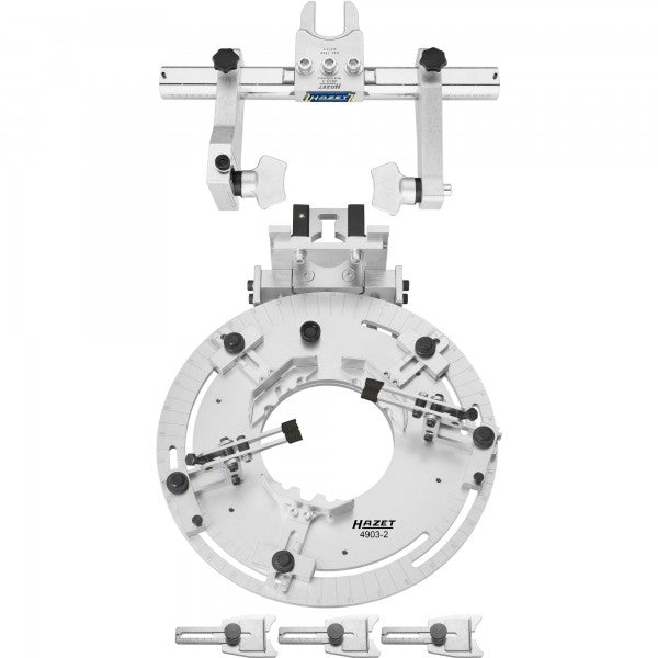 Hazet 2 Pce Clamping Disc & Universal Tensioning Jaw Adjustable 4903/2