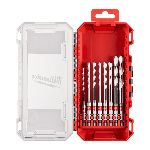 Milwaukee Shockwave Multi-purpose Drill Bit 8 Piece Set