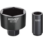 Hazet Commercial Vehicle Axle Nut Socket Set Daf Renault Volvo 4937-105/2 Square, Hollow 25mm (1in) Outside Hexagon Profile 105mm Number Of Tools: 2