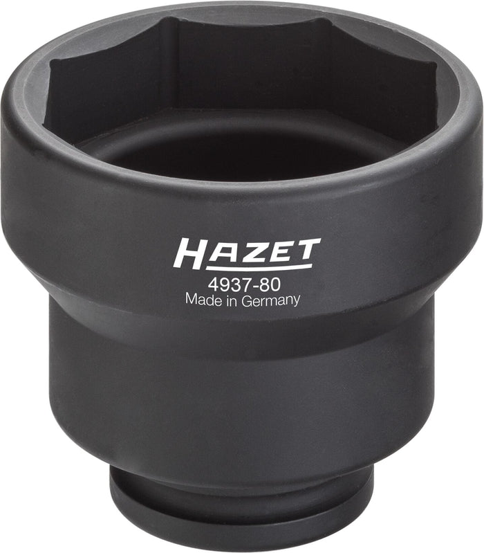 Hazet 3/4in Drive Commercial Vehicle Axle Nut Socket 80mm 4937-80 