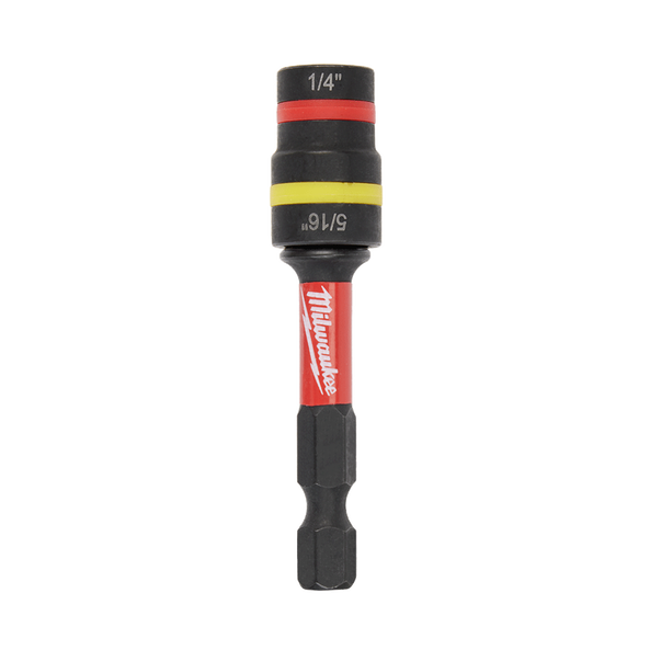 Milwaukee Shockwave™ Quik-Clear 2-in-1 Magnetic Nut Driver 1/4” and 5/16”
