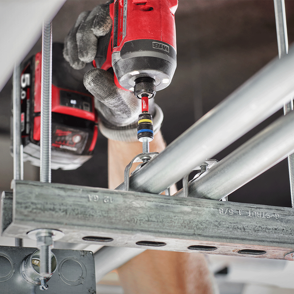 Milwaukee SHOCKWAVE™ QUIK-CLEAR 2-in-1 Magnetic Nut Driver 5/16” & 3/8”