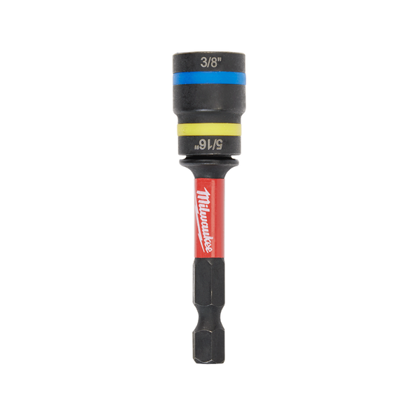 Milwaukee SHOCKWAVE™ QUIK-CLEAR 2-in-1 Magnetic Nut Driver 5/16” & 3/8”