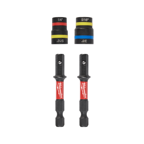 Milwaukee Shockwave™ Quik-Clear 2-in-1 Magnetic Nut Driver 2 Piece Set