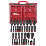 Milwaukee 36 Piece SHOCKWAVE™ Impact Duty Socket 3/8” Drive Set with PACKOUT 49666805