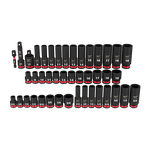 Milwaukee Shockwave™ 3/8in Drive 43PC SAE & Metric Deep 6 Point Impact Socket Set