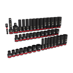 Milwaukee Shockwave™ 3/8in Drive 43PC SAE & Metric Deep 6 Point Impact Socket Set
