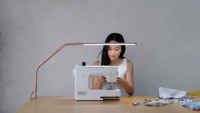 Daylight Slimline 4 LED Table Lamp - Rose Gold