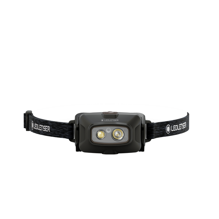 Ledlenser HF4R Signature 600lm Rechargeable IP68 Flood & Spot Beam RGB 72gm Headlamp Black