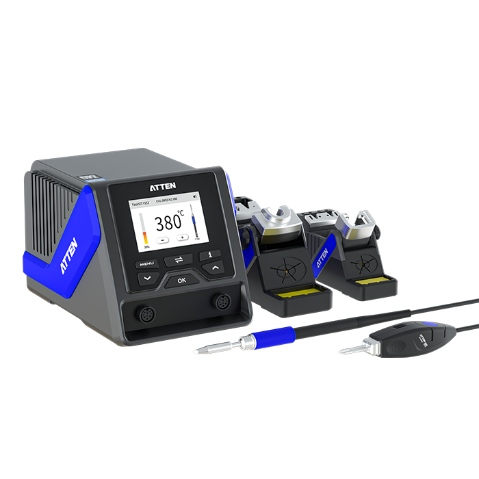 Atten GT-6302A High Power Soldering Station with GT-Y151 Iron and GT-N080 Tweezers