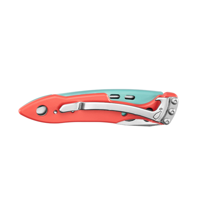 Leatherman Skeletool KB Folding Pocket Knife with Clip 420HC S/S Blade Paradise Box