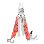 Leatherman 19 Tool Signal Camping Multi-Tool with Firestarter & Nylon Sheath Guava & Silver