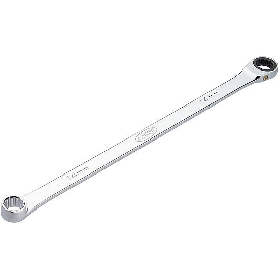 Vigor 14mm Ratcheting Box-End Wrench Extra Long V7031-14