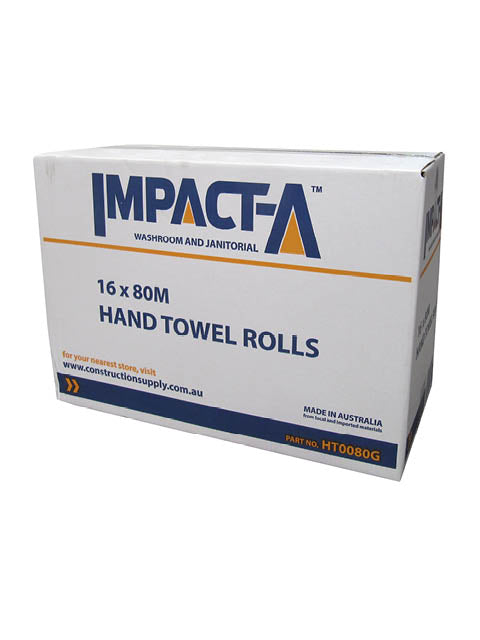 Impact-A 80 Metre Roll Towel - Green 0080CSS