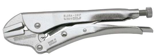 Elora Grip Plier straight jaws span width 40mm 500G-250