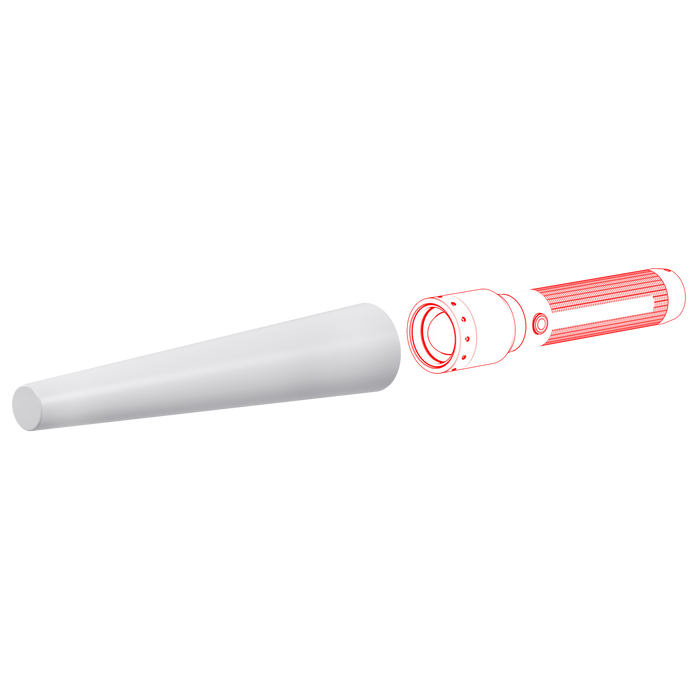 Ledlenser Accessory Signal Cone White 53mm Suits P17R Core Torch
