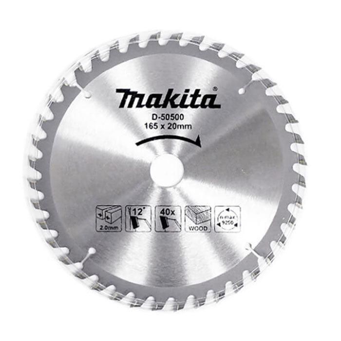 Makita Tct Saw Blade Economy 165mm x 20mm x 40T