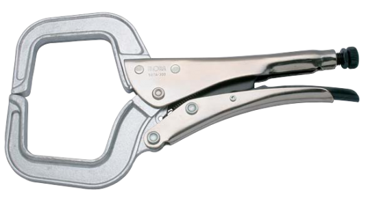 Elora Aluminium C-Clamp Grip Plier span width 0-90mm 507A-300
