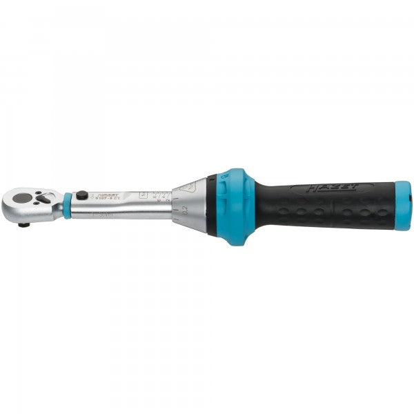 Hazet 1/4in Torque Wrench 5107-3CTCAL 1-9Nm Tolerance 4%