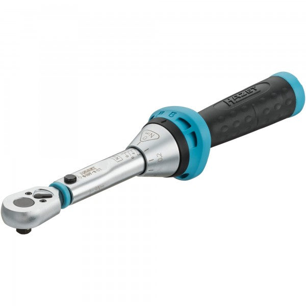 Hazet 1/4in Torque Wrench 5107-3CTCAL 1-9Nm Tolerance 4%