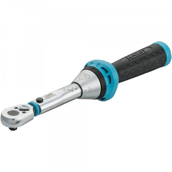 Hazet 1/4in Torque Wrench 5108-3CTCAL 2.5-25Nm Tolerance 3%